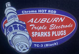 AUBURN TRIPLE ELECTRODE Spark Plugs Black Trucker Hat