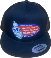 AUBURN TRIPLE ELECTRODE Spark Plugs Black Trucker Hat