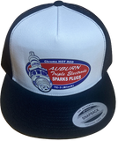 AUBURN TRIPLE ELECTRODE Spark Plugs White/Black Trucker Hat