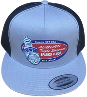 AUBURN TRIPLE ELECTRODE Spark Plugs Silver/Black Trucker Hat
