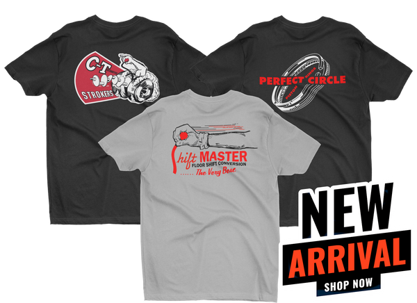 AUGUST T-SHIRT BUNDLE Perfect Circle Piston Rings CT Strokers Shiftmaster