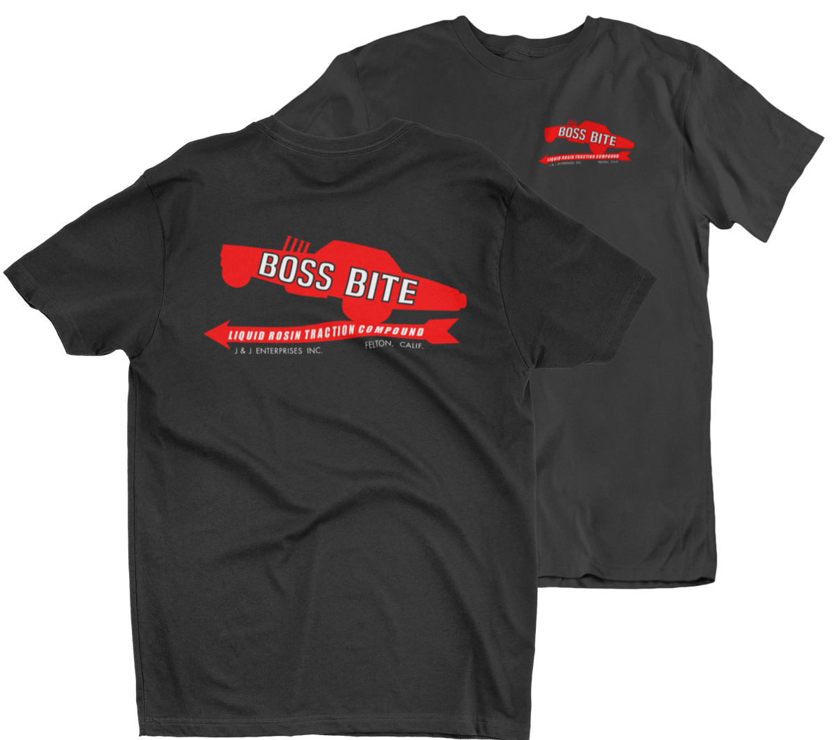 BOSS BITE Liquid Traction Compound Black Tall Tee T-Shirt – Merchants ...