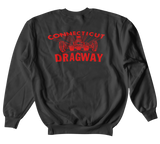 CT DRAGWAY Connecticut Dragster Black Crew Sweatshirt