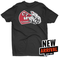 CT AUTOMOTIVE STROKERS Black Tall Tee T-Shirt