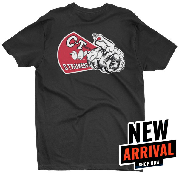 CT AUTOMOTIVE STROKERS Black Tee T-Shirt