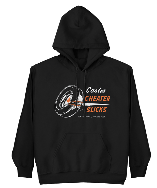 CASLER CHEATER SLICKS Black Hoodie Sweatshirt Pullover