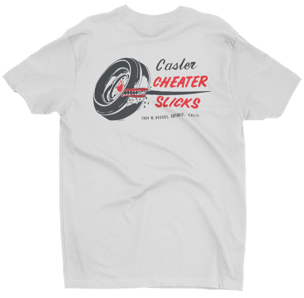 CASLER CHEATER SLICKS White Tall T-Shirt