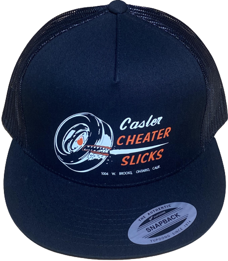 CASLER CHEATER SLICKS Trucker Hat Black