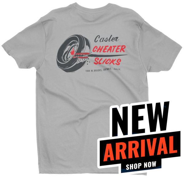 CASLER CHEATER SLICKS Gray Tee T-shirt
