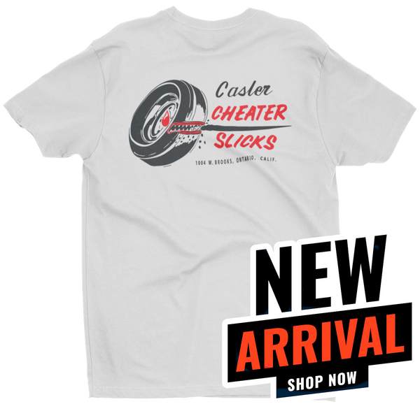 CASLER CHEATER SLICKS White Tee T-Shirt