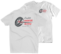 CASLER CHEATER SLICKS White Tee T-Shirt