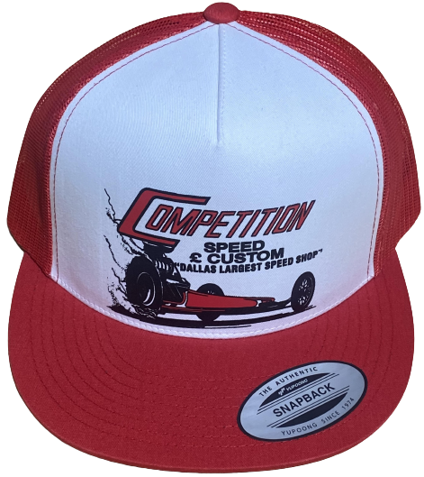 COMPETITION SPEED & CUSTOM Dallas Red/White Trucker Hat