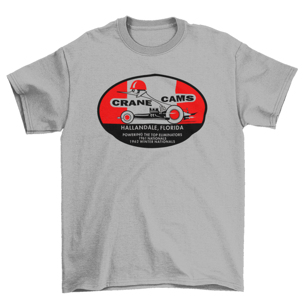 CRANE CAMS Top Eliminator Gray Tall Tee