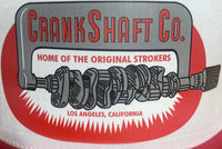 CRANKSHAFT CO. Home of the Original Strokers Red/White Trucker Hat