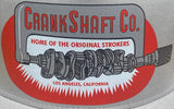 CRANKSHAFT CO. Home of the Original Strokers Silver/Black Trucker Hat