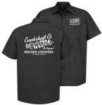 CRANKSHAFT CO. Welded Strokers Black Shop Shirt