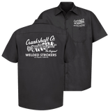 CRANKSHAFT CO. Welded Strokers Black Shop Shirt