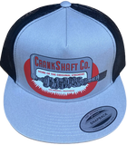 CRANKSHAFT CO. Home of the Original Strokers Silver/Black Trucker Hat