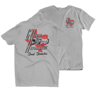 CUSTOM AUTOMOTIVE Speed Specialties Texas Gray Tee T-Shirt