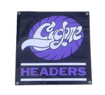CYCLONE HEADERS Garage Banner