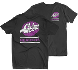 CYCLONE HEADERS Logo Black Tall Tee T-Shirt