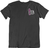 CYCLONE PURPLE HORNIES Black Tall Tee T-Shirt
