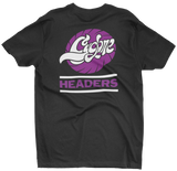 CYCLONE HEADERS Black Logo Tee