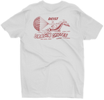 DEIST DRAGIN CHUTES White Tall Tee T-Shirt