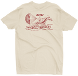 DEIST DRAGIN CHUTES Tan/Sand Tee T-Shirt