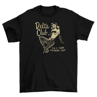 DELTA CLUB 1940's Matchbook Cover Burlesque Tall Tee