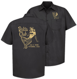 DELTA CLUB 1950's Burlesque Club Black Shop Shirt