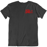 DRAG NEWS Magazine Dragster Logo Black Tall Tee