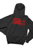 DRAG NEWS Dragster Logo Black Hoodie Sweatshirt Pullover