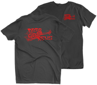 DRAG NEWS Magazine Dragster Logo Black Tall Tee