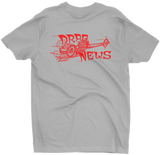 DRAG NEWS Magazine Dragster Logo Gray Tall T-Shirt