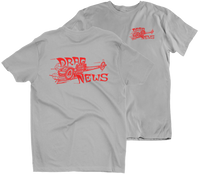 DRAG NEWS Magazine Dragster Logo Gray Tall T-Shirt