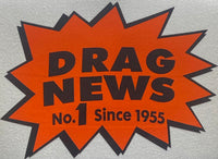 DRAG NEWS No.1 Since 1955 Black/White Trucker Hat