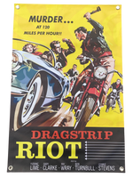 DRAG STRIP RIOT Movie Poster Shop Banner