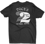 DUCES SPEED SHOP Las Vegas Nevada Black Tee