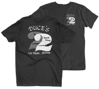 DUCES SPEED SHOP Las Vegas Nevada Black Tee