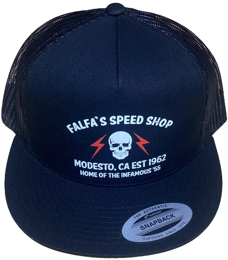 FALFA'S SPEED SHOP American Graffiti Black Trucker Hat