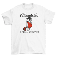 GLENDALE SPEED CENTER Tall Tee Two Lane Blacktop