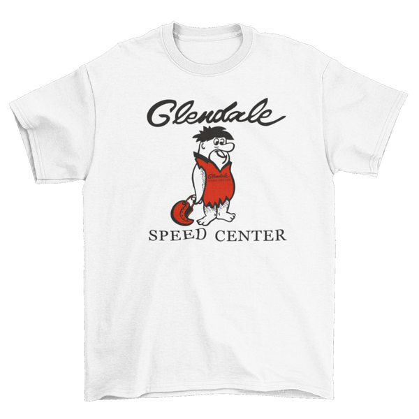 GLENDALE SPEED CENTER Tall Tee Two Lane Blacktop