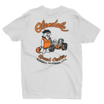 GLENDALE SPEED CENTER Glendale California White Tall T-Shirt