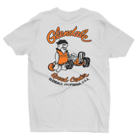GLENDALE SPEED CENTER Glendale California White T-Shirt