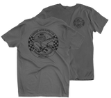 GRATIOT Auto Supply Detroit Horsepower Dark Gray Tall Tee T-Shirt