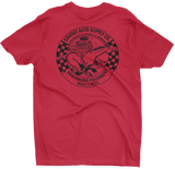 GRATIOT Auto Supply Detroit Horsepower Red Tee T-Shirt