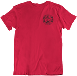 GRATIOT Auto Supply Detroit Horsepower Red Tee T-Shirt