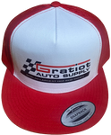 GRATIOT AUTO SUPPLY Speed Shop Red/White Trucker Hat