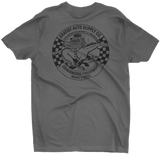 GRATIOT Auto Supply Detroit Horsepower Dark Gray Tall Tee T-Shirt